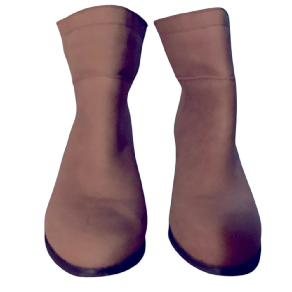 Santa Fe Boot Co. Heeled Ankle Boots Women's Size 11 Tan Leather Slip On